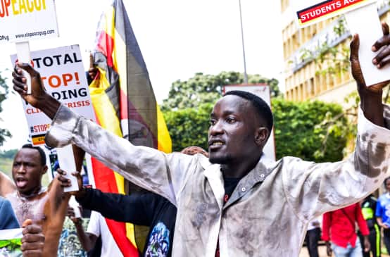 Protest against EACOP pipeline in Kampala