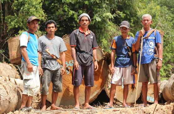 Indigenous Dayak Tomun in the Kinipan forest