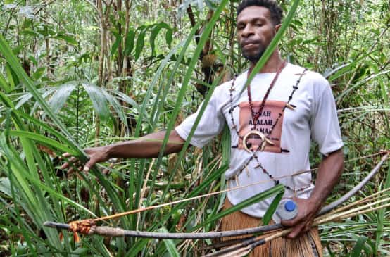 Hendrikus Woro of the Awyu people