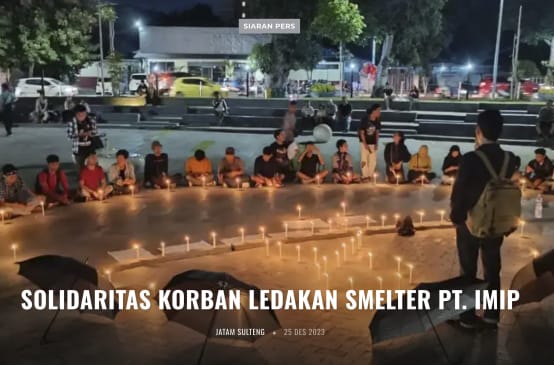 Vigil with candles