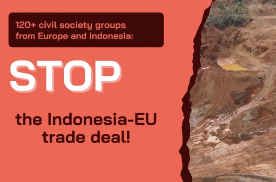 Poster: STOP the Indonesia-EU trade deal!