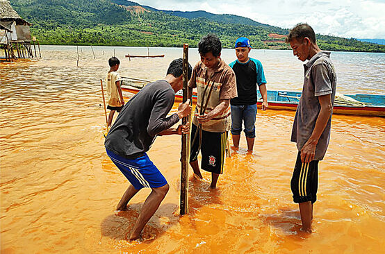 Water pollution due to nickel smelting