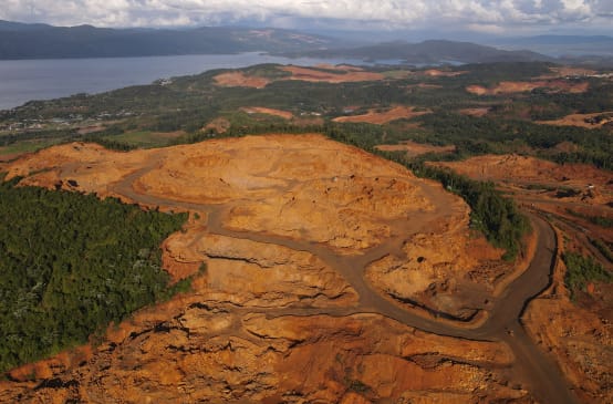 PT Vale Indonesia nickel mine in South Sulawesi