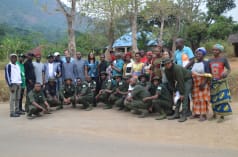 Villagers, environmentalists and eco-guards discuss dangers of Afi Mountain Sanctuary, Nigeria