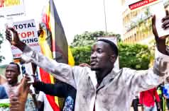 Protest against EACOP pipeline in Kampala