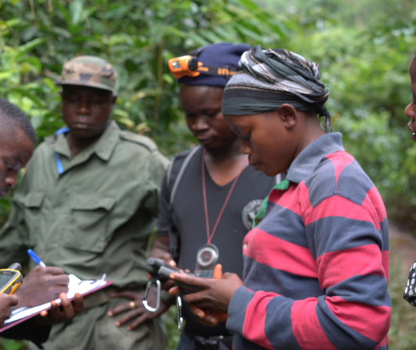 Female Eco-Guards patrol Grebo-Krahn National Park in Liberia