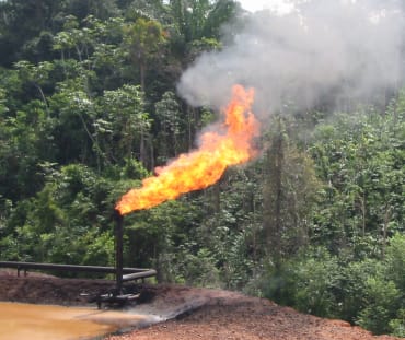 Oil drilling in Ecuador