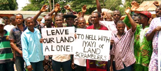 Protest against Okomu Oil Palm Oil in Nigeria