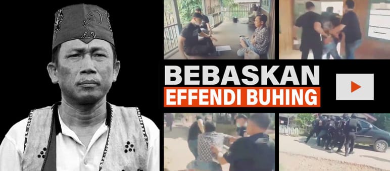 Freedom for Effendi Buhing, the traditional leader of the Dayak Tomun of Kinipan on Borneo Freedom for Effendi Buhing! Montage