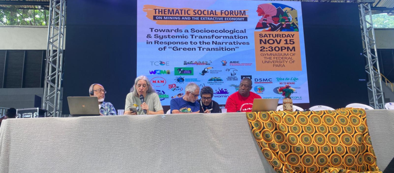 Panel discussion at the Thematic Social Forum