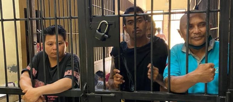 Three indigenous men in prison