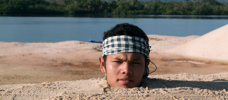 Sand mining activist