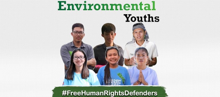 Three men and three women from Mother Nature Cambodia
