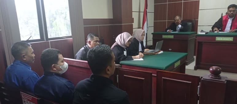 Indigenous activists Hamrullah, Nimrod and Renaldi in court