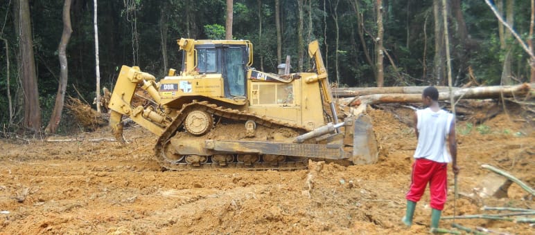The bulldozers have finally stopped working