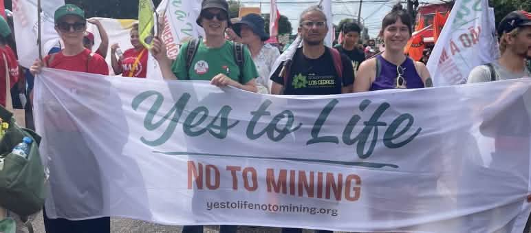 Klaus Schenck at the Great People’s March in Belém on November 15th, 2025