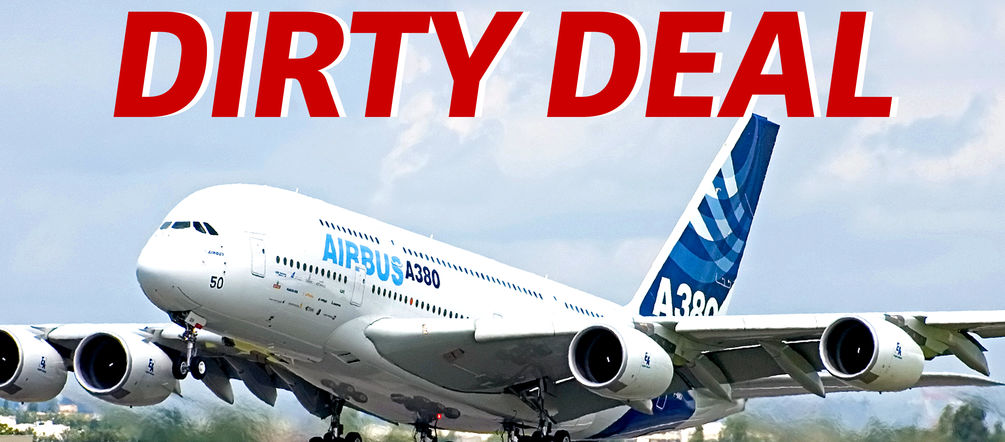 Palm oil-based jet fuel would be anything but "green" or sustainable. Airbus A380 - dirty deals with palm oil