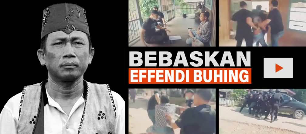 Freedom for Effendi Buhing, the traditional leader of the Dayak Tomun of Kinipan on Borneo Freedom for Effendi Buhing! Montage