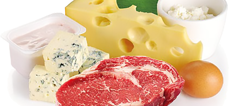 Milk, chesse, meat