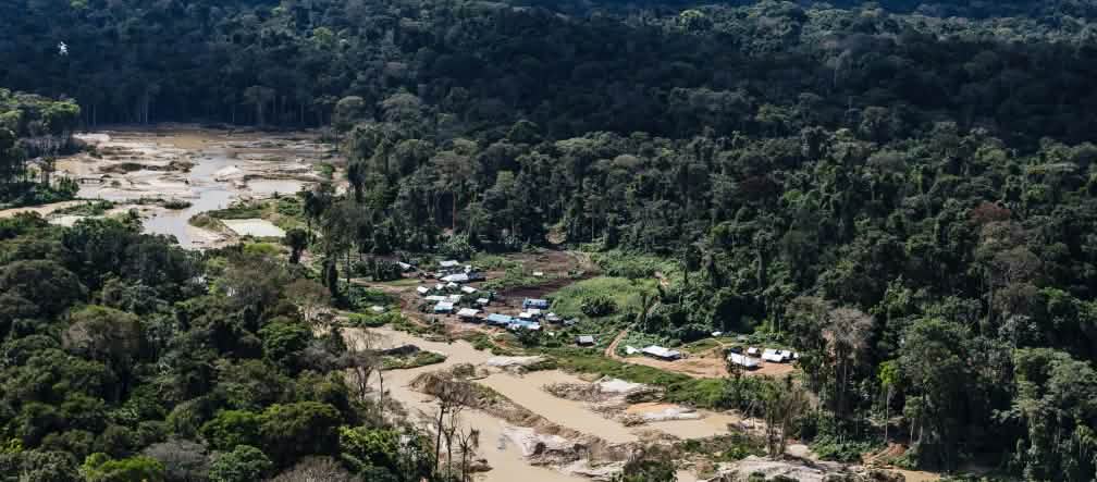Illegal mining in the Brazilian Amazon region
