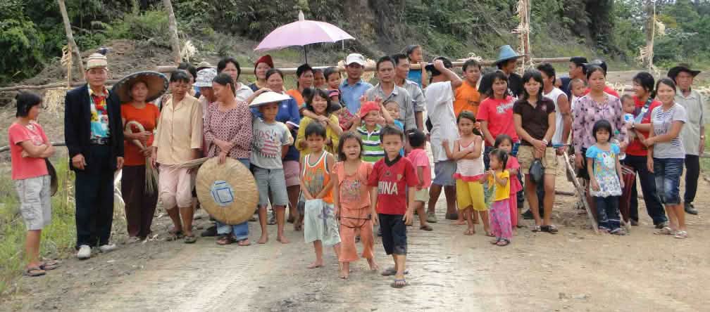 The indigenous Penan people have been protesting the destruction of their rainforest for years. Indigenous Penan people protesting in Sarawak