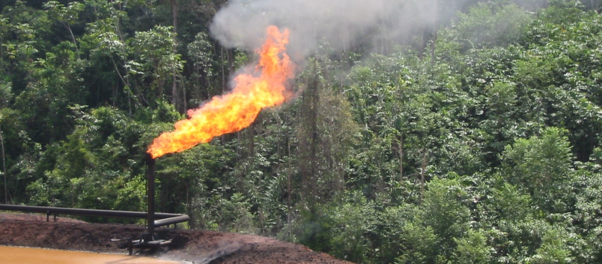 Oil drilling in Ecuador