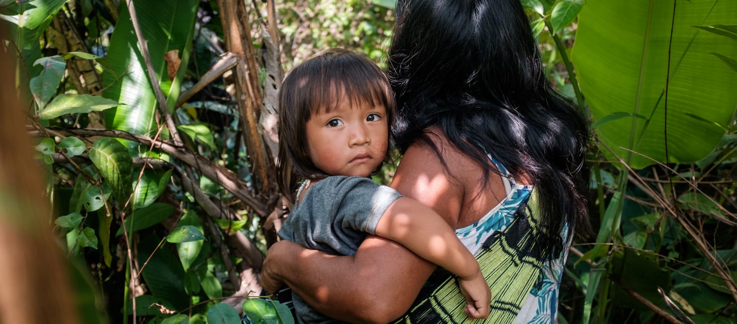 Ka’apor people in the Amazon rainforest