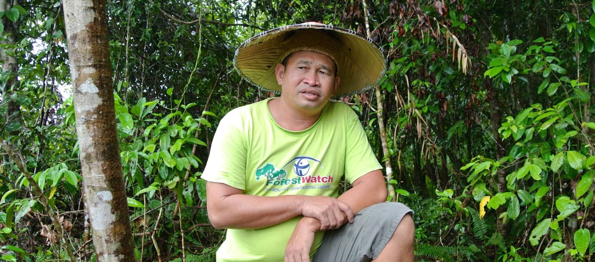 Environmentalist Matek Geram in Sarawak, Malaysia