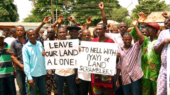 Protest against Okomu Oil Palm Oil in Nigeria