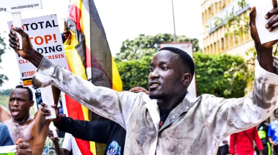 Protest against EACOP pipeline in Kampala