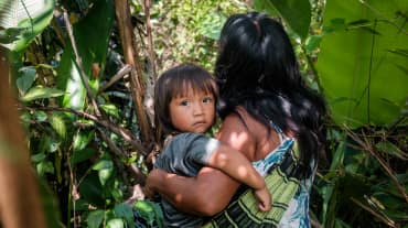 Ka’apor people in the Amazon rainforest