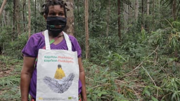 Protest in Papua: Protect the forest – the forest protects us!