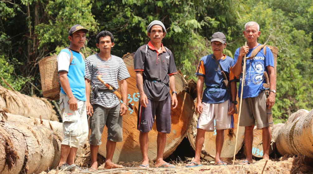 Indigenous Dayak Tomun in the Kinipan forest