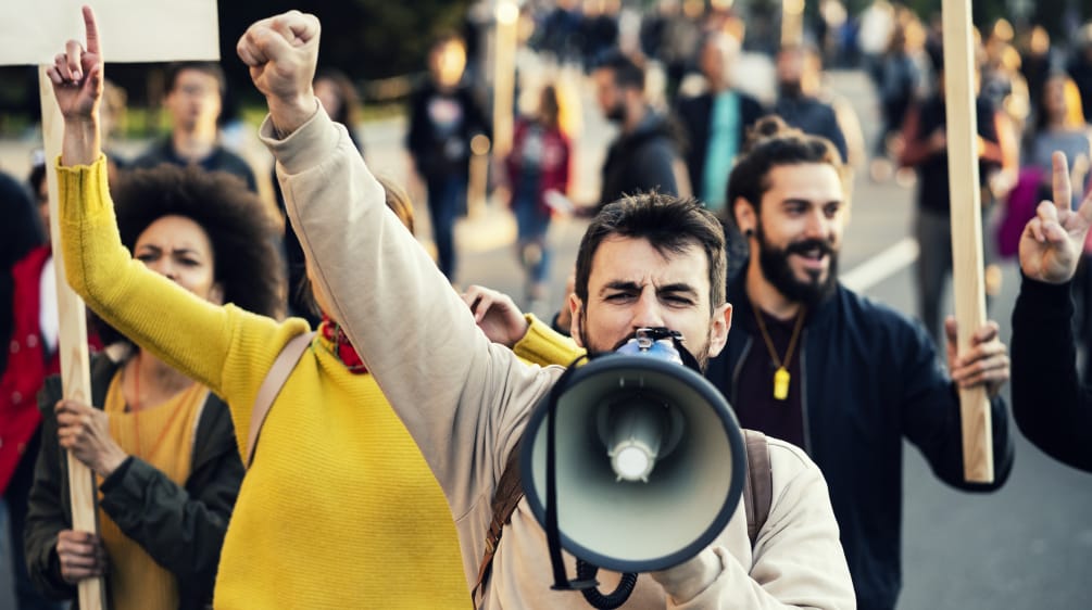 Protest march