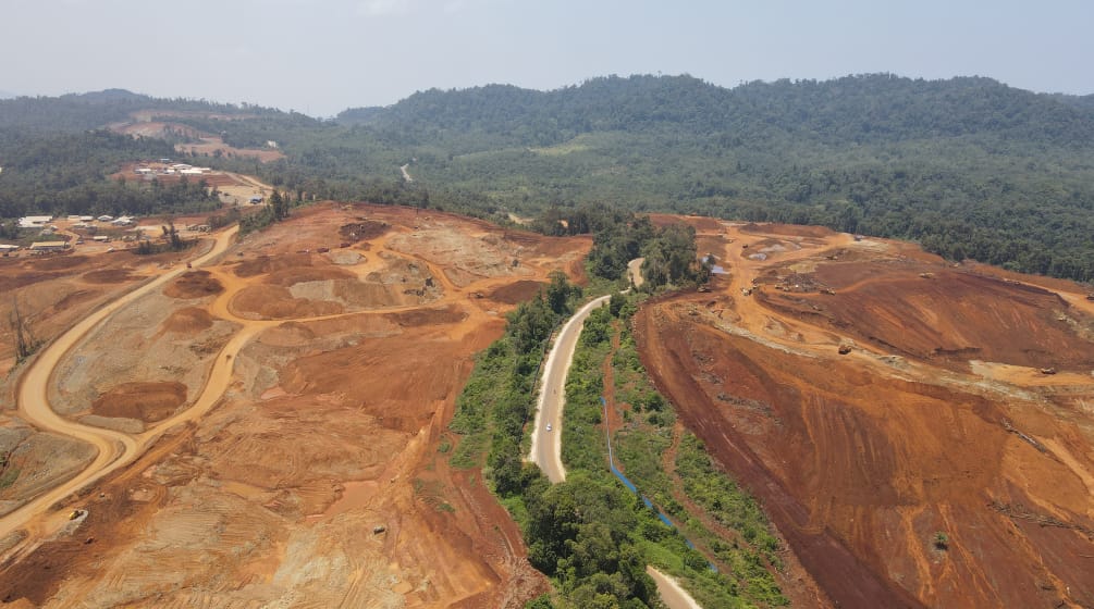 Nickel mining in Central Sulawesi