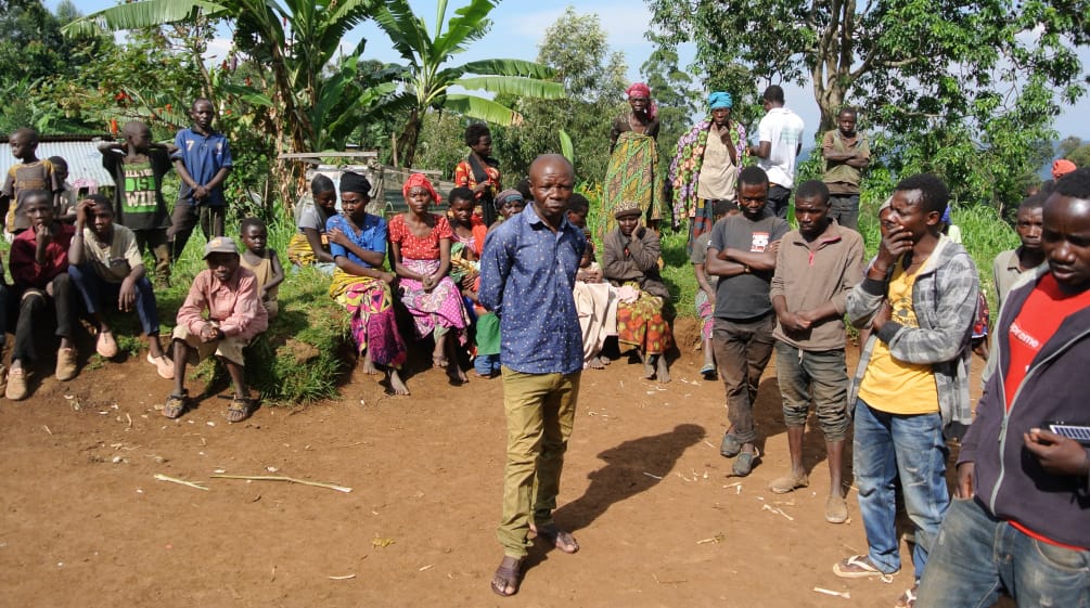 Batwa people near Kahuzi-Biega National Park