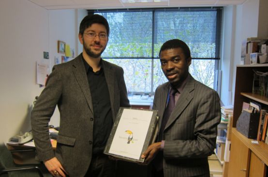 Handover of the signatures to UNESCO