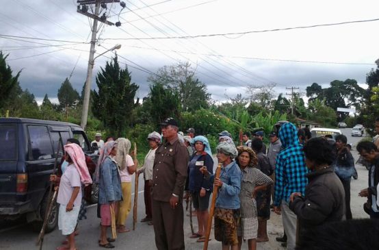 Protesters in Indonesia