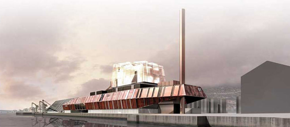 The planned Dundee biomass power station Biomass power station on the waterfront