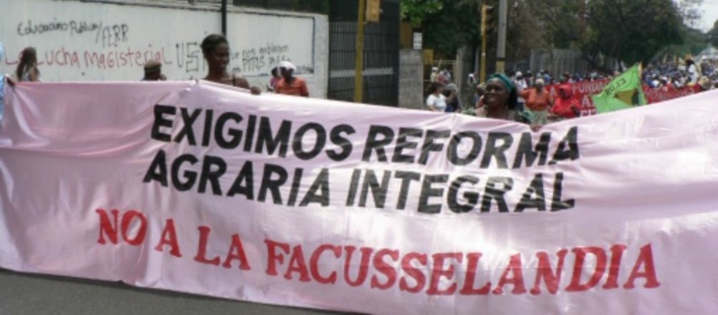 Farmers fighting for the redistribution of land