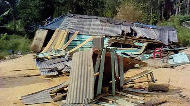 A whole village lies in shambles – all in favour of Unilever’s palm oil.