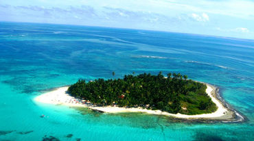 Island in the colombian sea