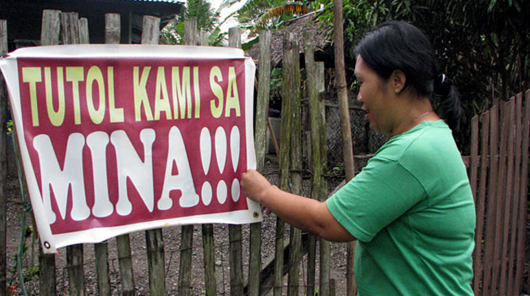 No to mining in Palawan