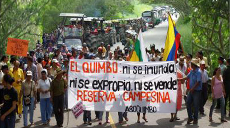 The people are protesting against the embankment dam to be constructed in the rainforest.