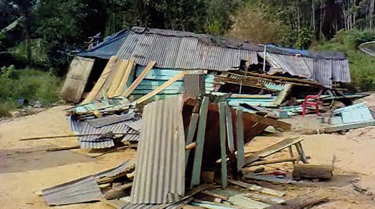 A whole village lies in shambles – all in favour of Unilever’s palm oil.
