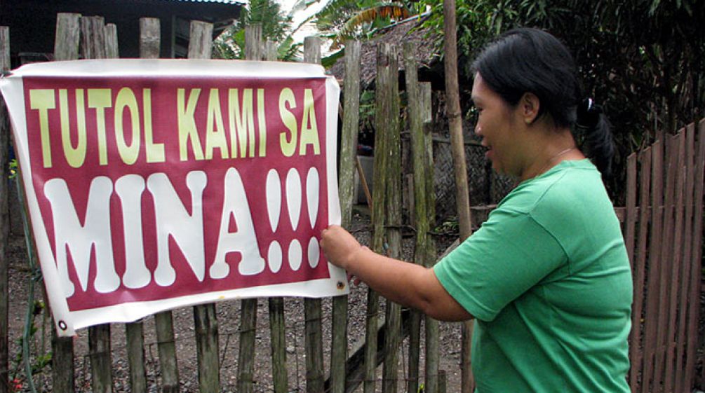 No to mining in Palawan