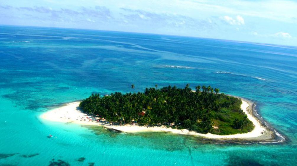 Island in the colombian sea