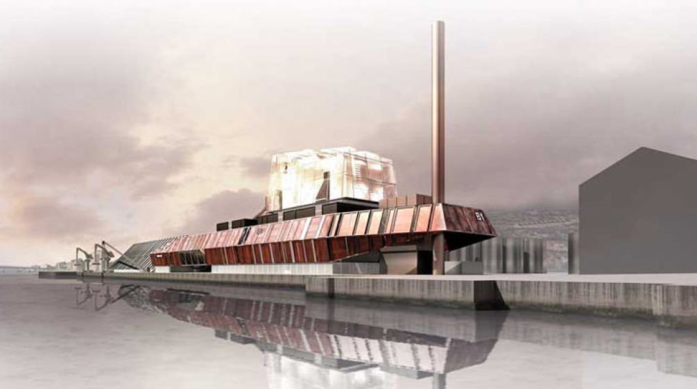 The planned Dundee biomass power station Biomass power station on the waterfront