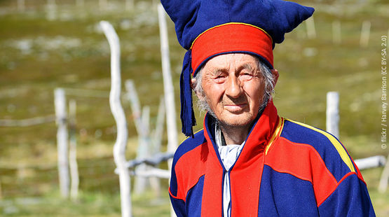 A Sami family in Finland
